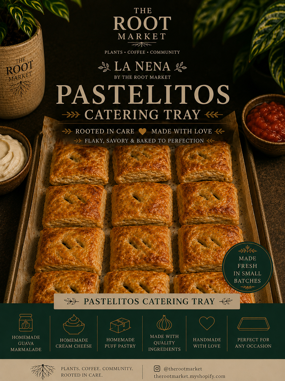 Catering Tray — 50 Pastelitos