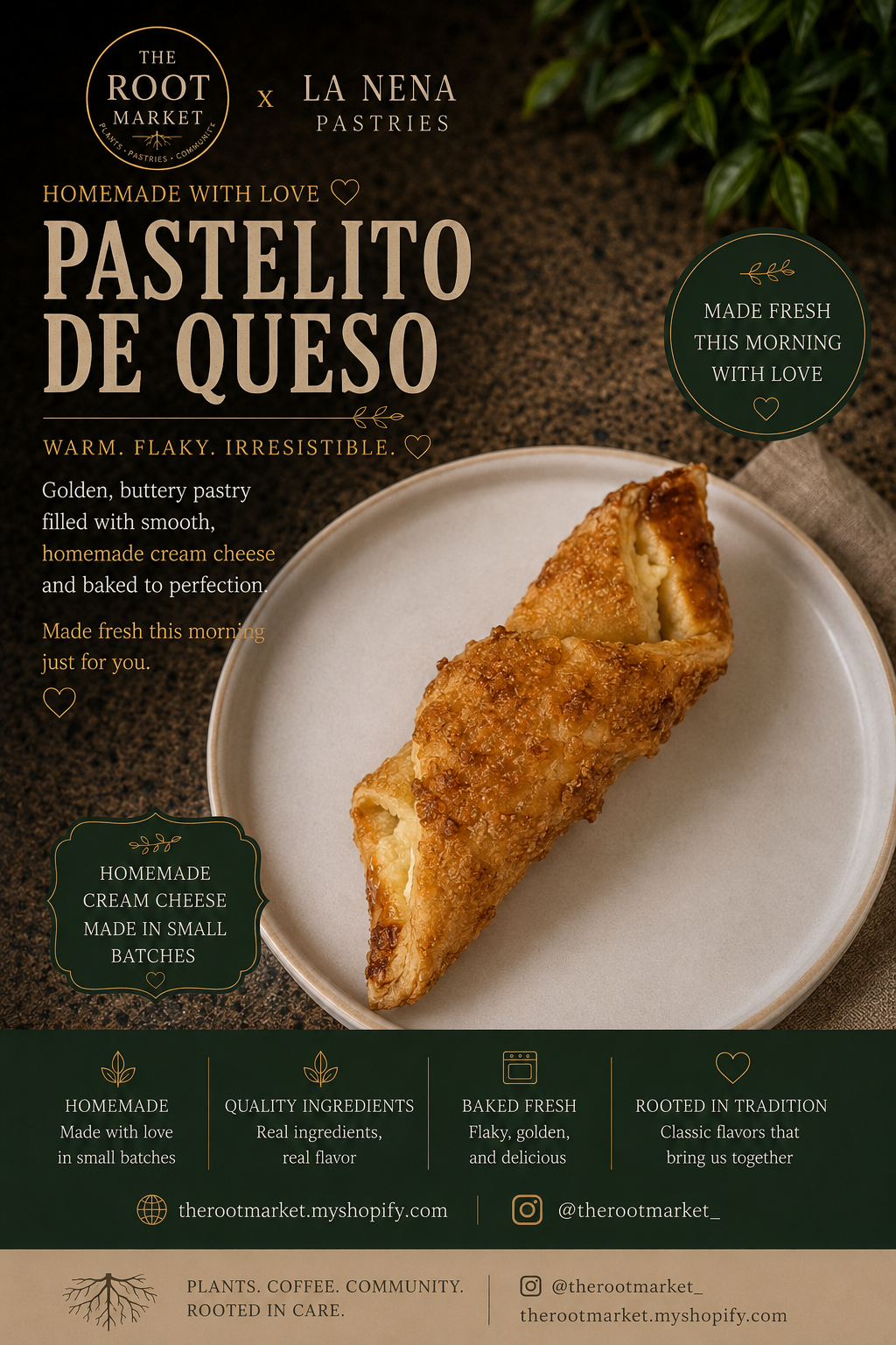 Pastelito de Queso  3-Pack