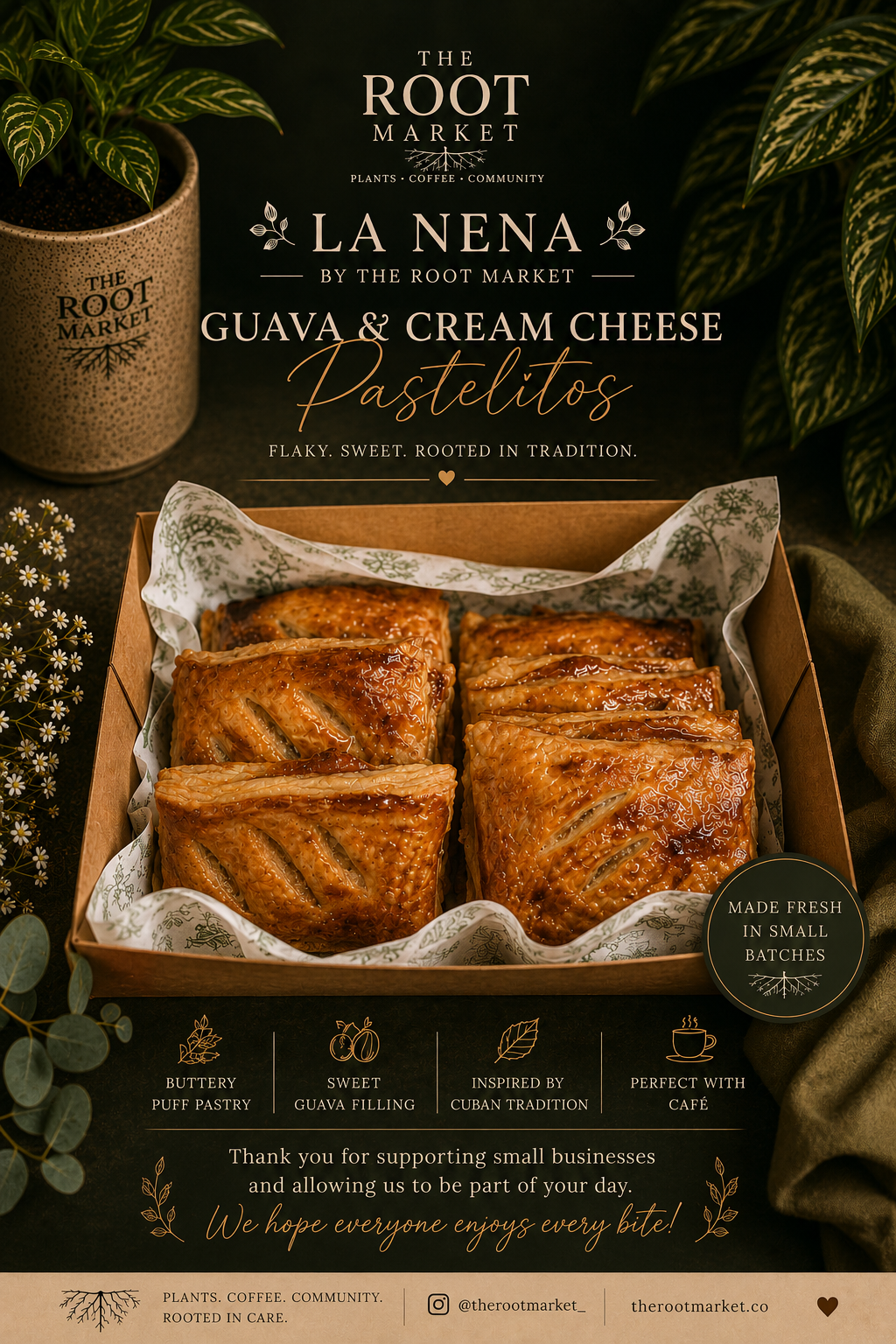 Guava & Cheese  Pastelito 3-Pack