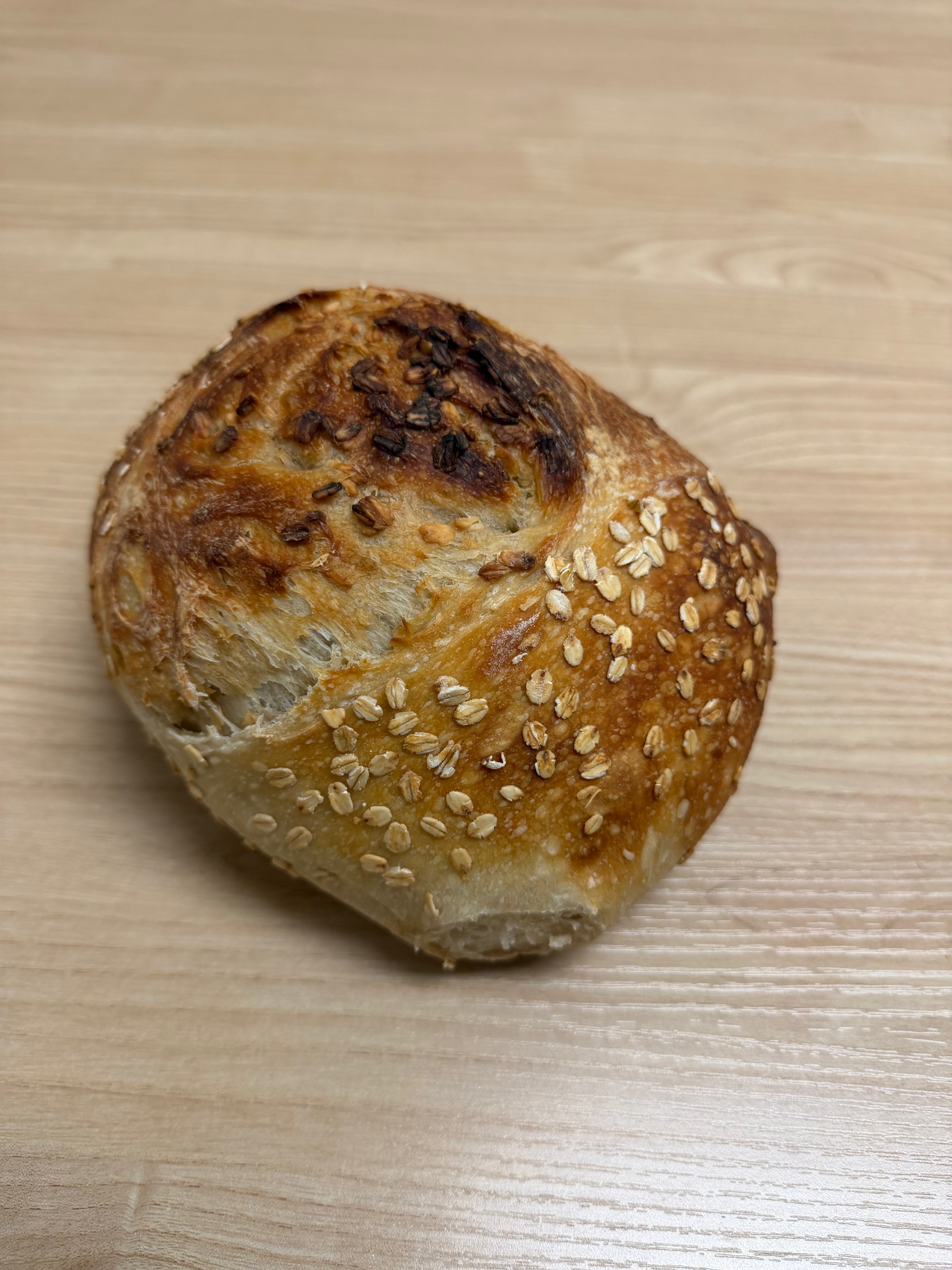 Milo's Honey Oat Bliss Sourdough Loaf